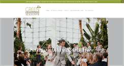 Desktop Screenshot of greenweddingalliance.com